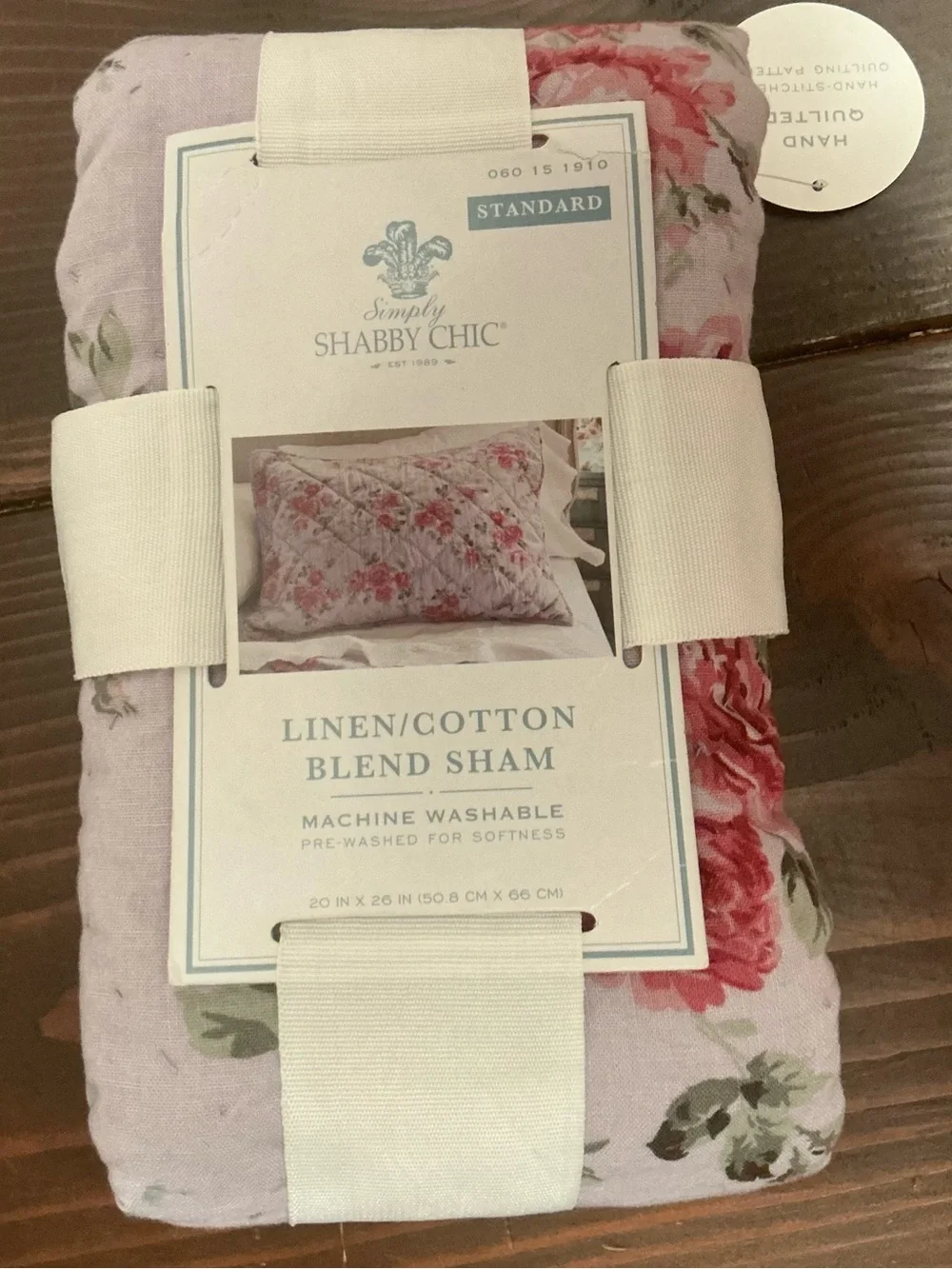 NWT Simply Shabby Chic Linen/Cotton Sham